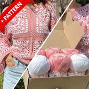 Crochet kit "Daisy blouse" + PATTERN