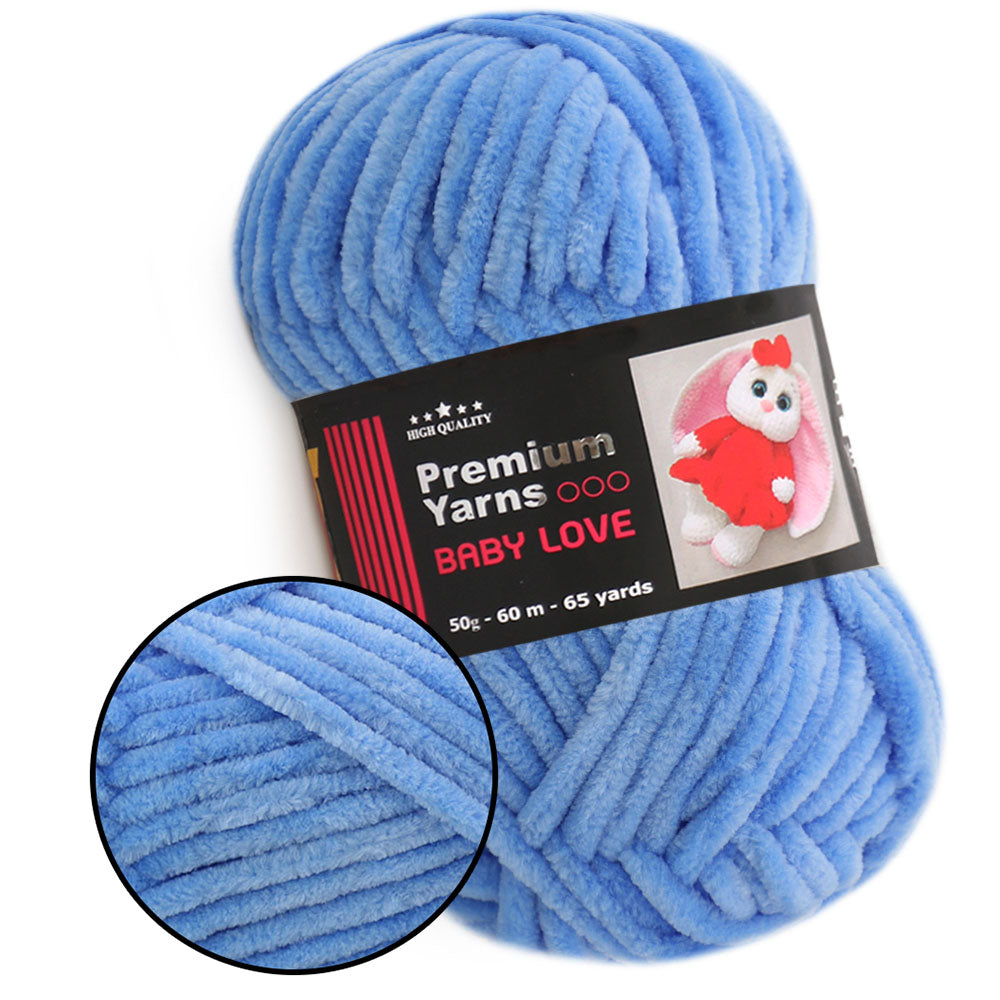 Premium Yarns Baby Love 50, 34 colors, 1.7 oz / 65.7 yards