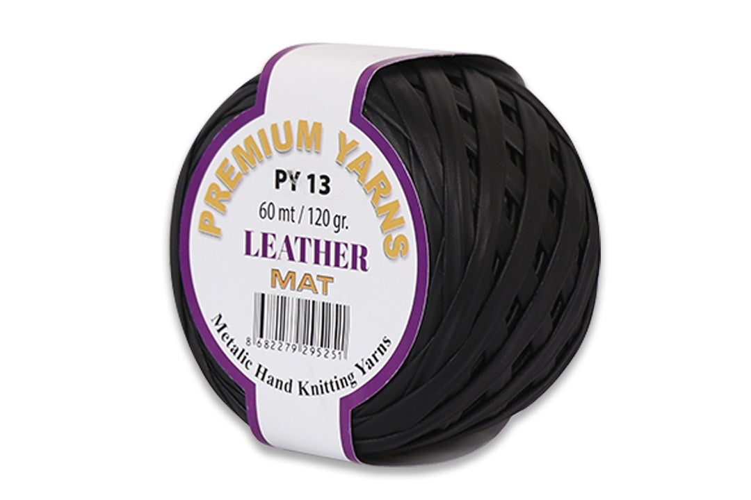 Premium Yarns Leather Mat, 7 colors, 4.2 oz / 66 yards