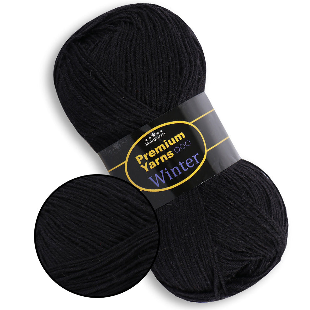 Premium Yarn Winter, 9 colors, 3.5 oz / 448 yards