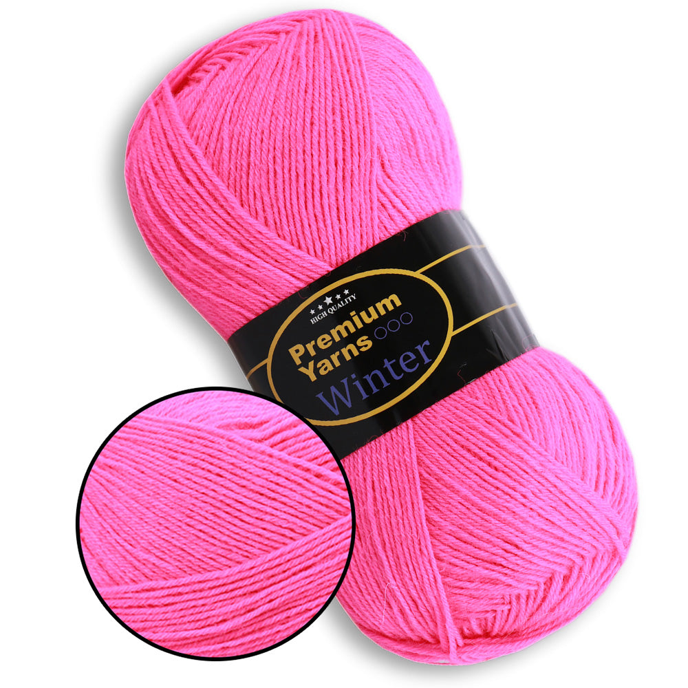Premium Yarn Winter, 9 colors, 3.5 oz / 448 yards