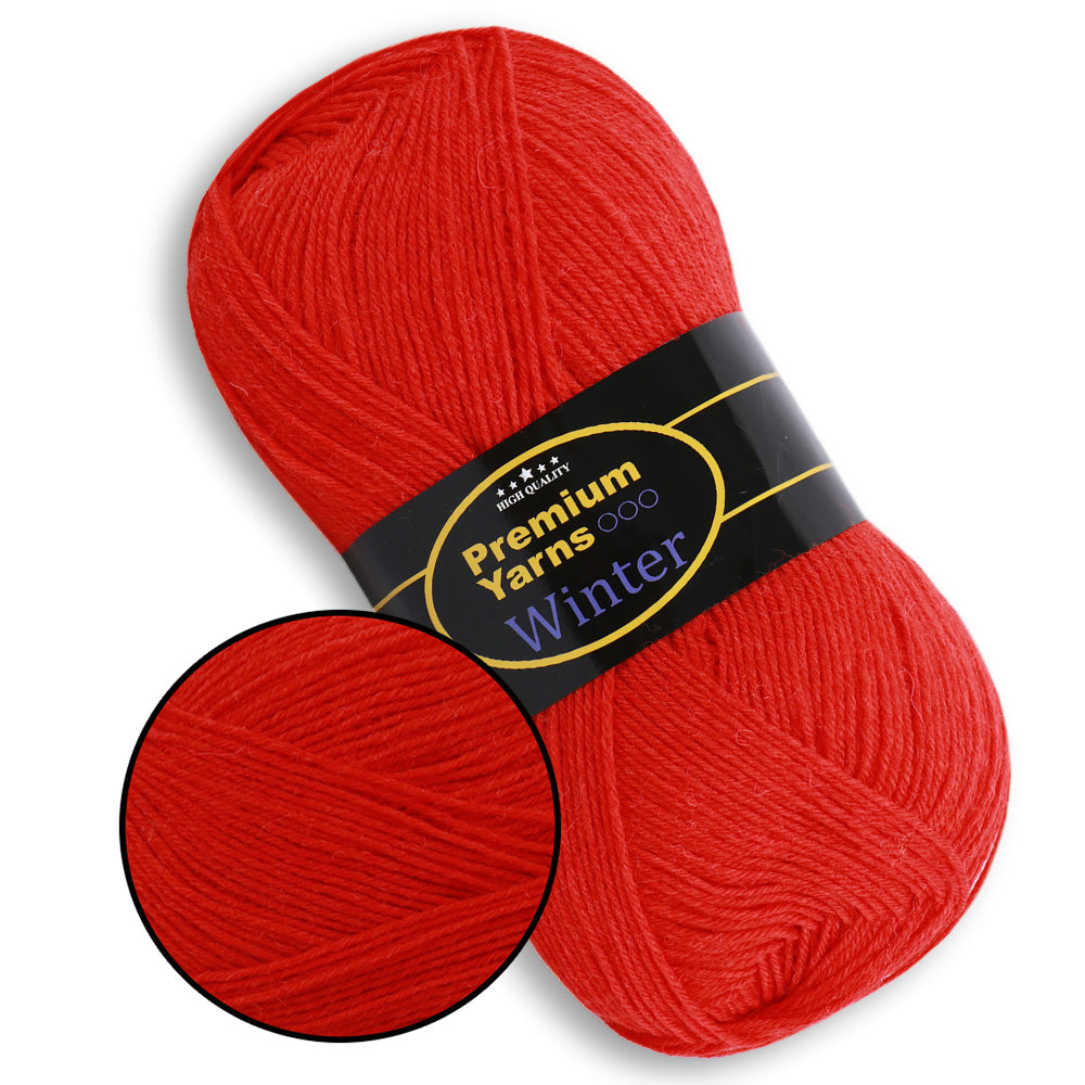 Premium Yarn Winter, 9 colors, 3.5 oz / 448 yards