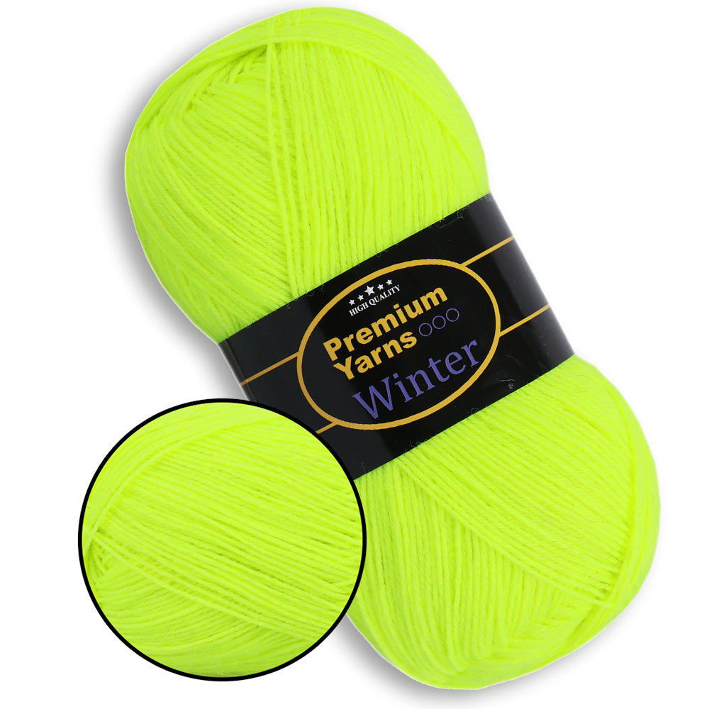 Premium Yarn Winter, 9 colors, 3.5 oz / 448 yards