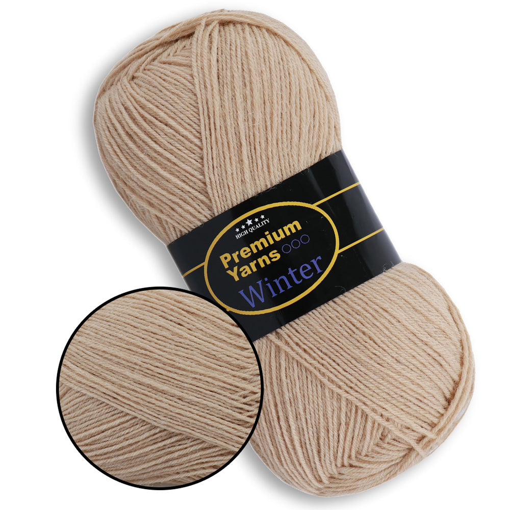 Premium Yarn Winter, 9 colors, 3.5 oz / 448 yards