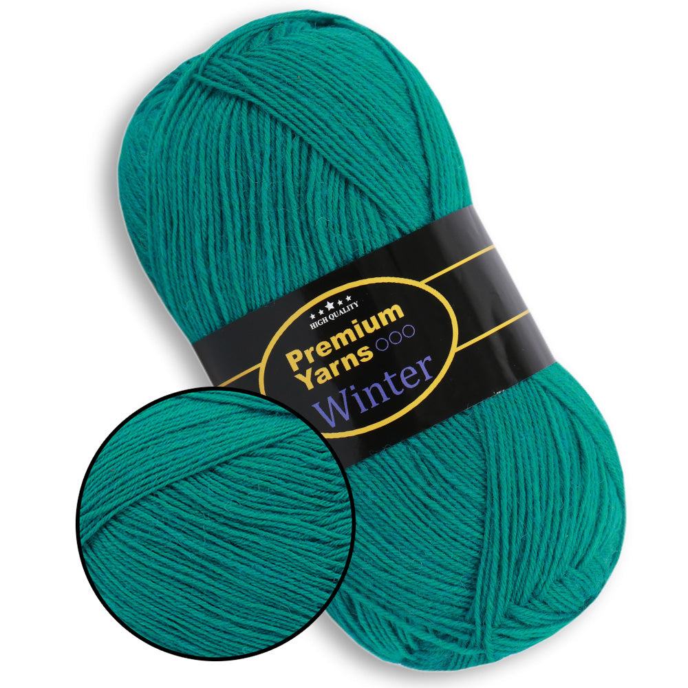 Premium Yarn Winter, 9 colors, 3.5 oz / 448 yards