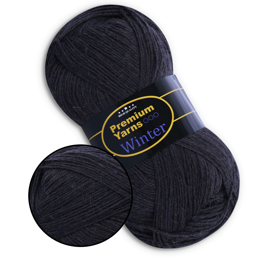 Premium Yarn Winter, 9 colors, 3.5 oz / 448 yards