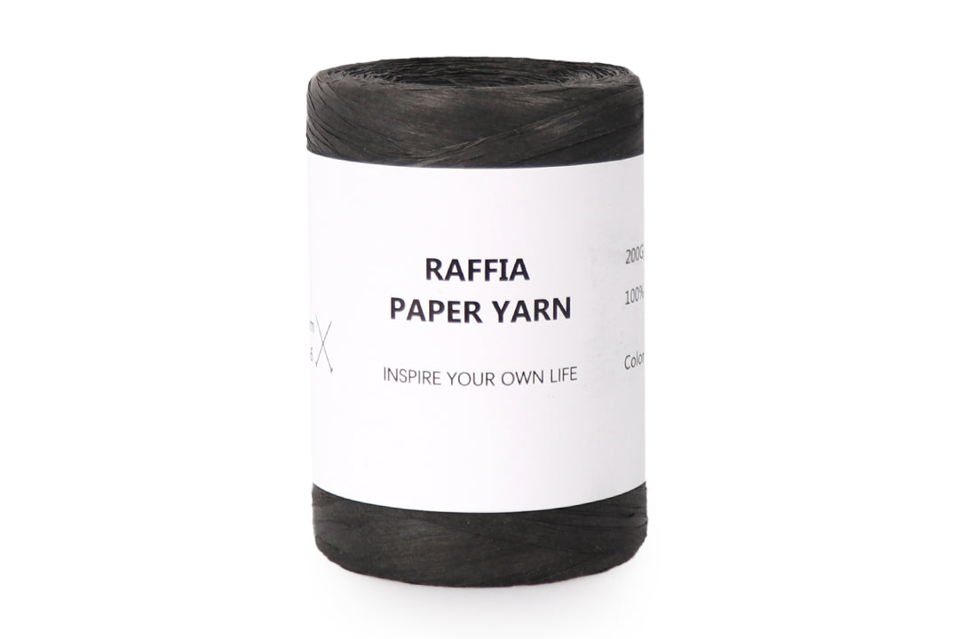 Paper Raffia Yarn, 6 Colors, 100% Paper Fiber, 7 oz / 262 yards