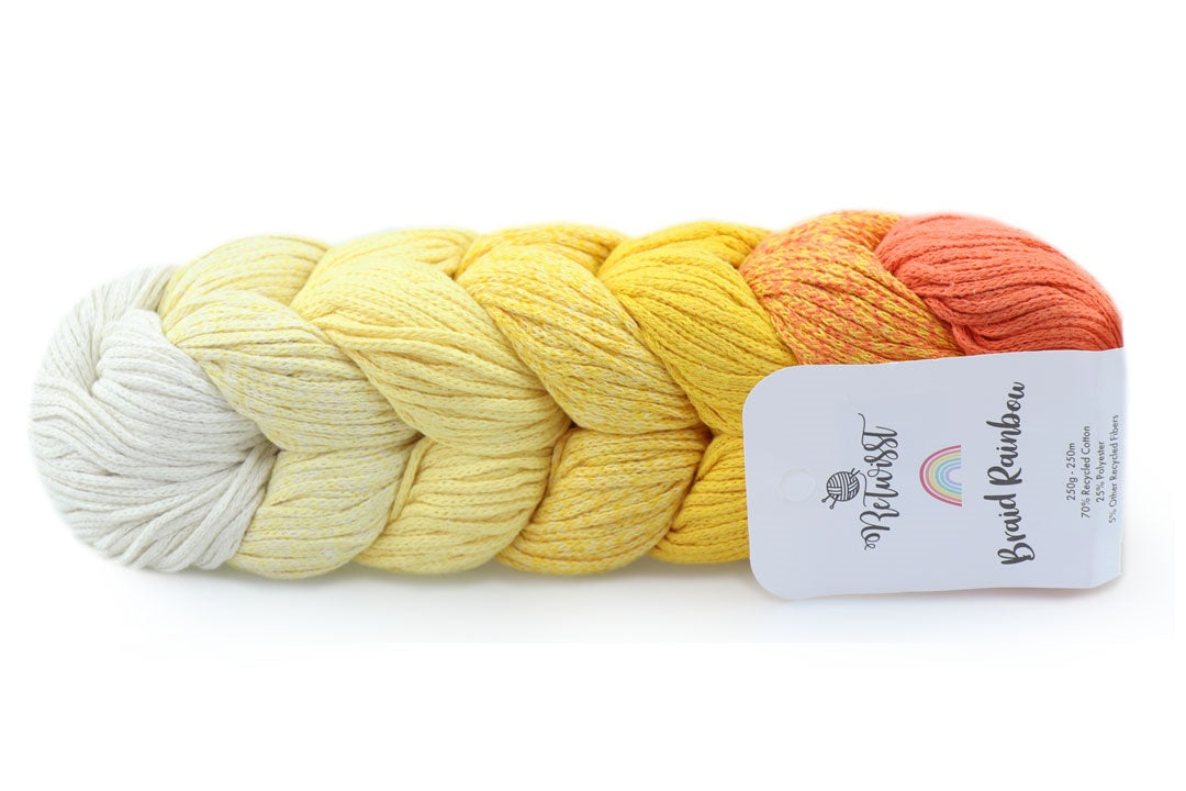 ReTwisst Braid Rainbow, 12 colors, 8.8 oz / 273 yards