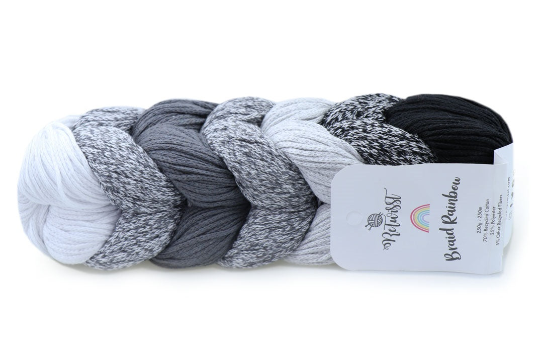 ReTwisst Braid Rainbow, 12 colors, 8.8 oz / 273 yards