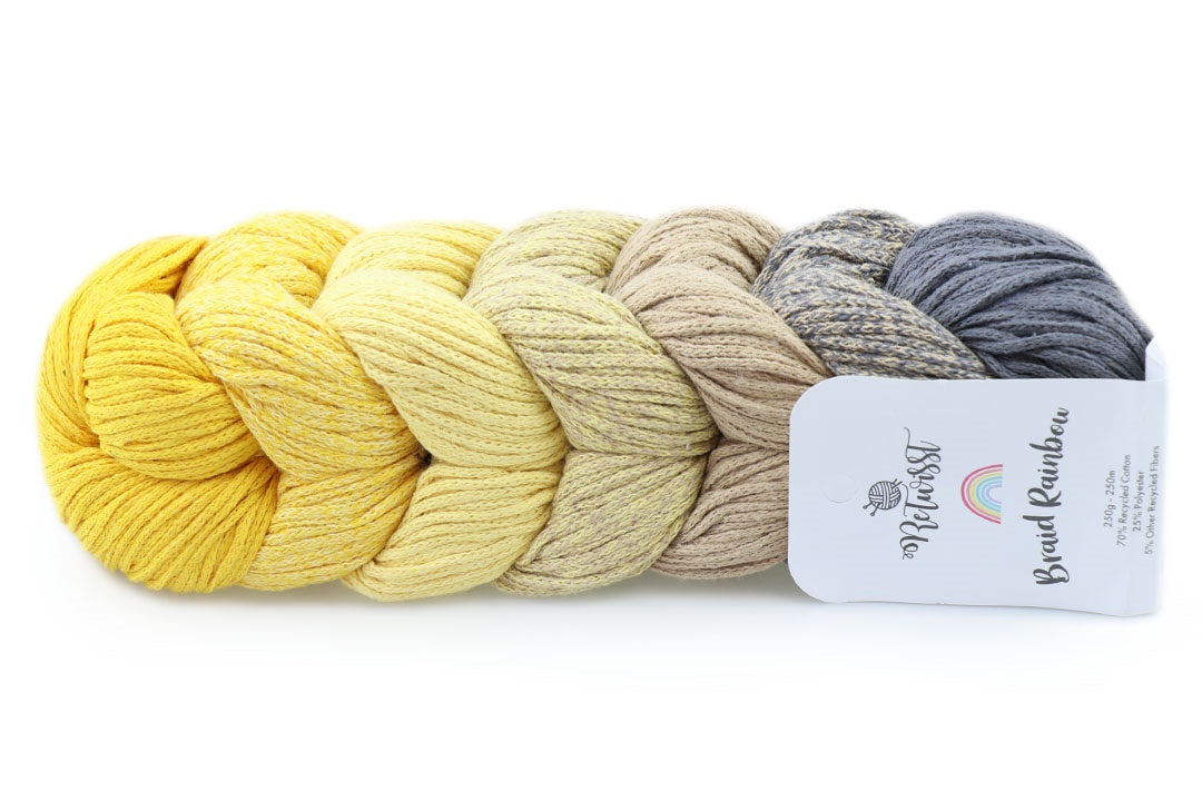 ReTwisst Braid Rainbow, 12 colors, 8.8 oz / 273 yards