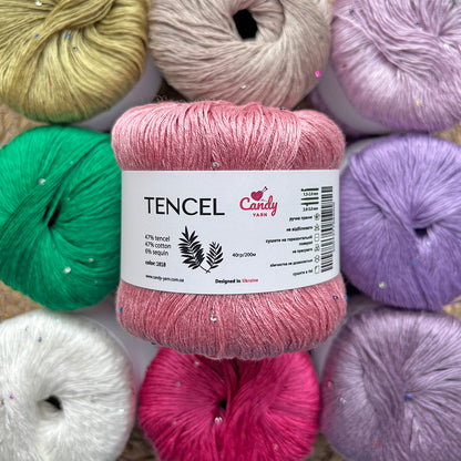 Candy-Yarn Tencel - Natural Shine, Silky Touch