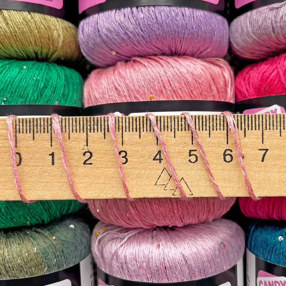 Candy-Yarn Tencel, 13 colors, 1.41 oz / 218 yds