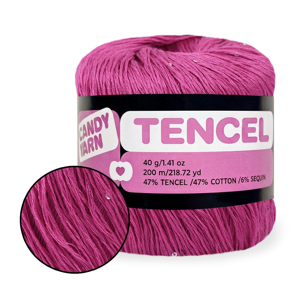 Candy-Yarn Tencel, 13 colors, 1.41 oz / 218 yds