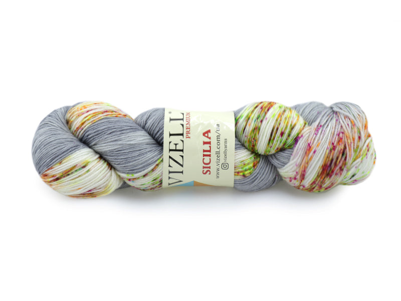 Sock Yarn, 13 Colors, 3.52 oz / 437 yards