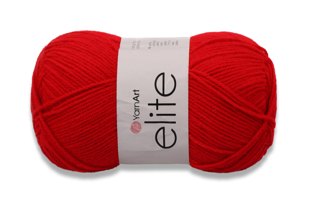 YarnArt Elite Soft Acrylic Yarn, 45 Colors, 3.5 oz / 330 yds