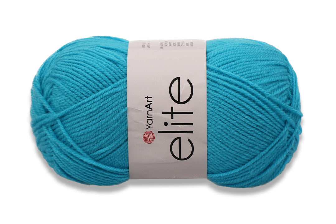 YarnArt Elite Soft Acrylic Yarn, 45 Colors, 3.5 oz / 330 yds