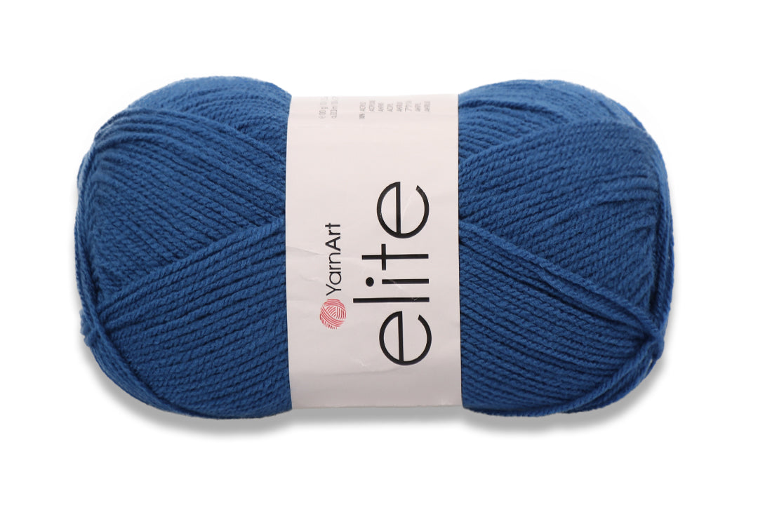 YarnArt Elite Soft Acrylic Yarn, 45 Colors, 3.5 oz / 330 yds