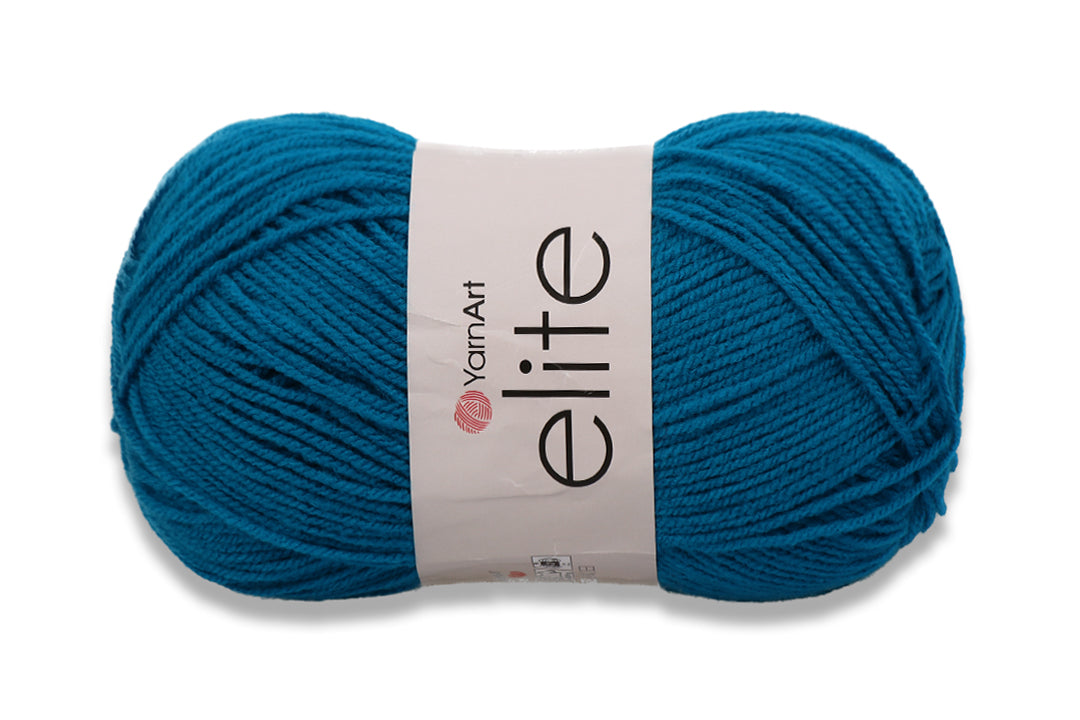 YarnArt Elite Soft Acrylic Yarn, 45 Colors, 3.5 oz / 330 yds