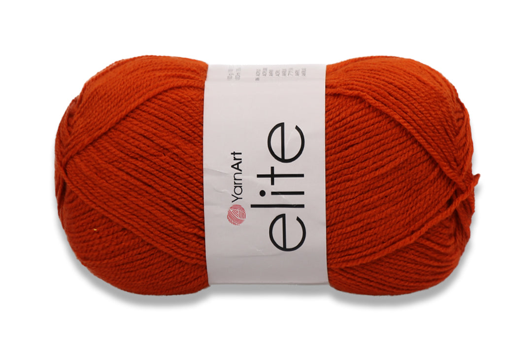 YarnArt Elite Soft Acrylic Yarn, 45 Colors, 3.5 oz / 330 yds
