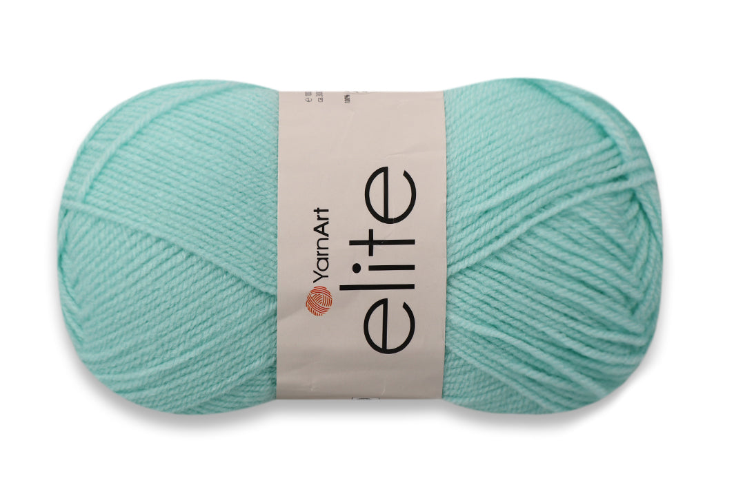 YarnArt Elite Soft Acrylic Yarn, 45 Colors, 3.5 oz / 330 yds