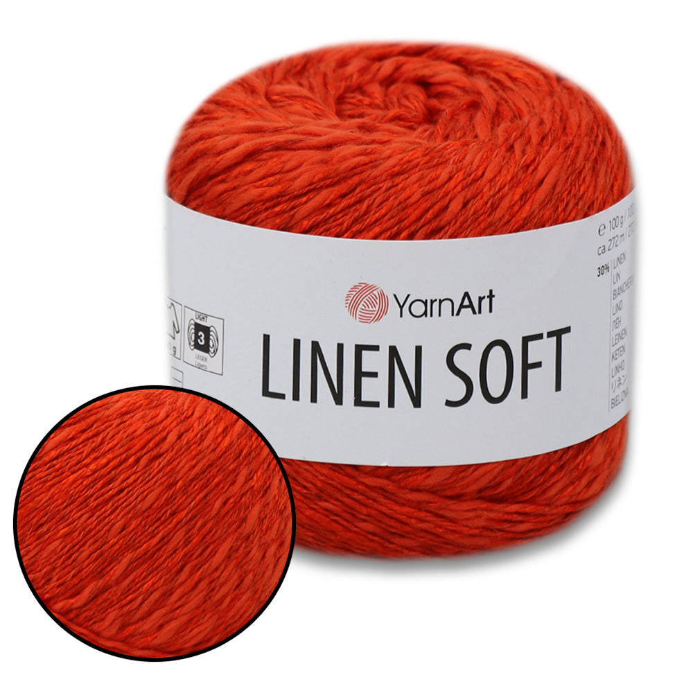 YarnArt Linen Soft, 22 Colors, 3.52 oz / 297 yds