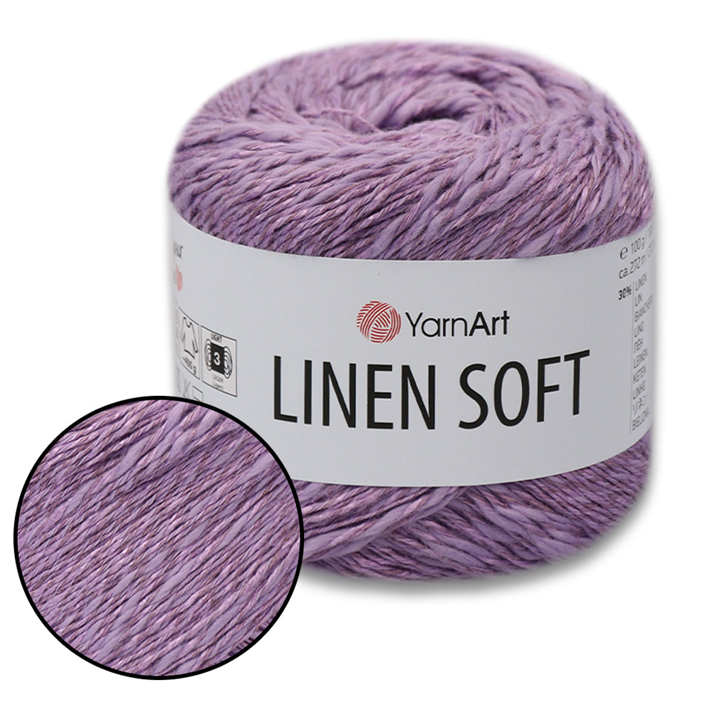 YarnArt Linen Soft, 22 Colors, 3.52 oz / 297 yds