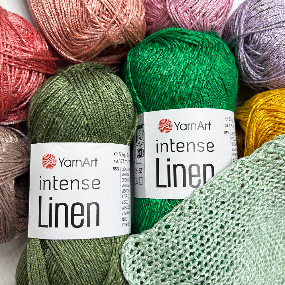 YarnArt Intense Linen 15 colors, 1.76 oz / 191 yds