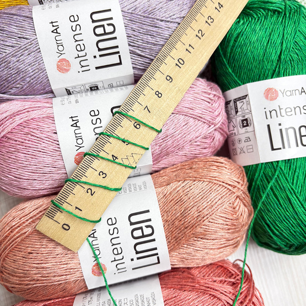 YarnArt Intense Linen Yarn – 15 Colors | Linen Lyocell Blend for