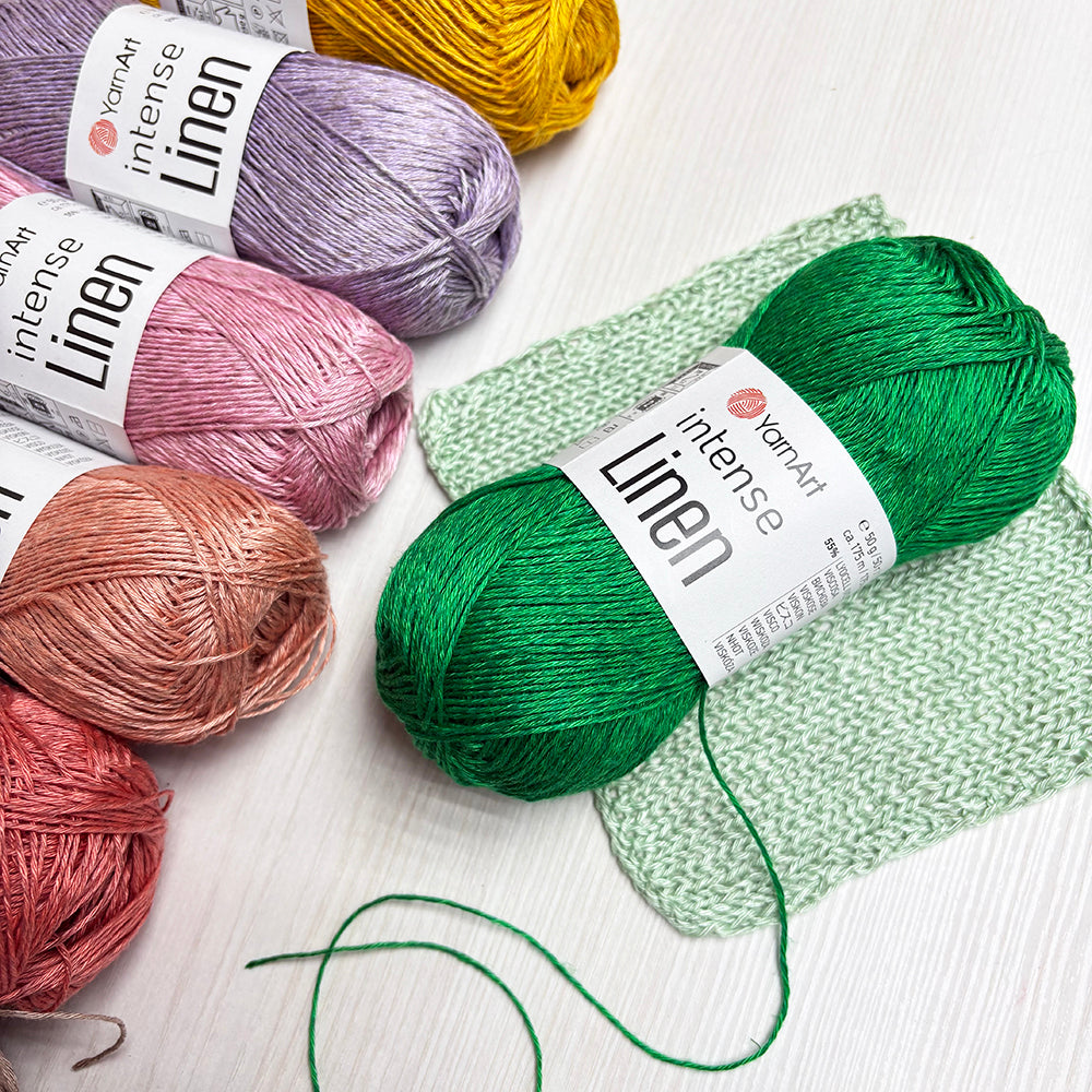 YarnArt Intense Linen 15 colors, 1.76 oz / 191 yds