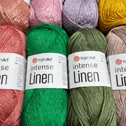 YarnArt Intense Linen 15 colors, 1.76 oz / 191 yds
