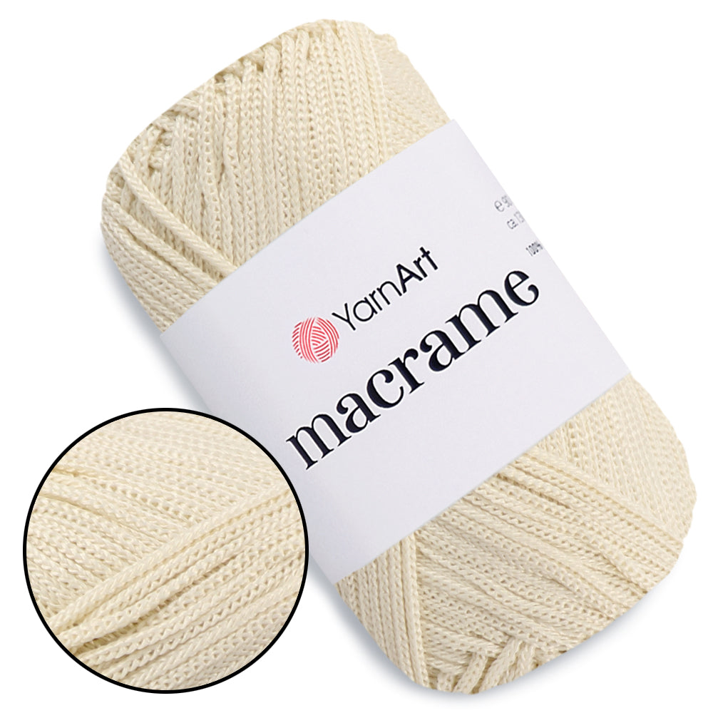 YarnArt Macrame, 23 colors, 3.5 oz / 142 yds