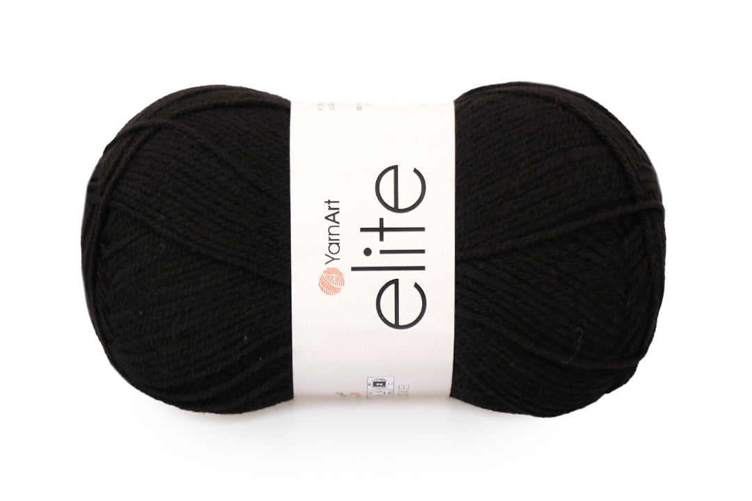 YarnArt Elite Soft Acrylic Yarn, 45 Colors, 3.5 oz / 330 yds