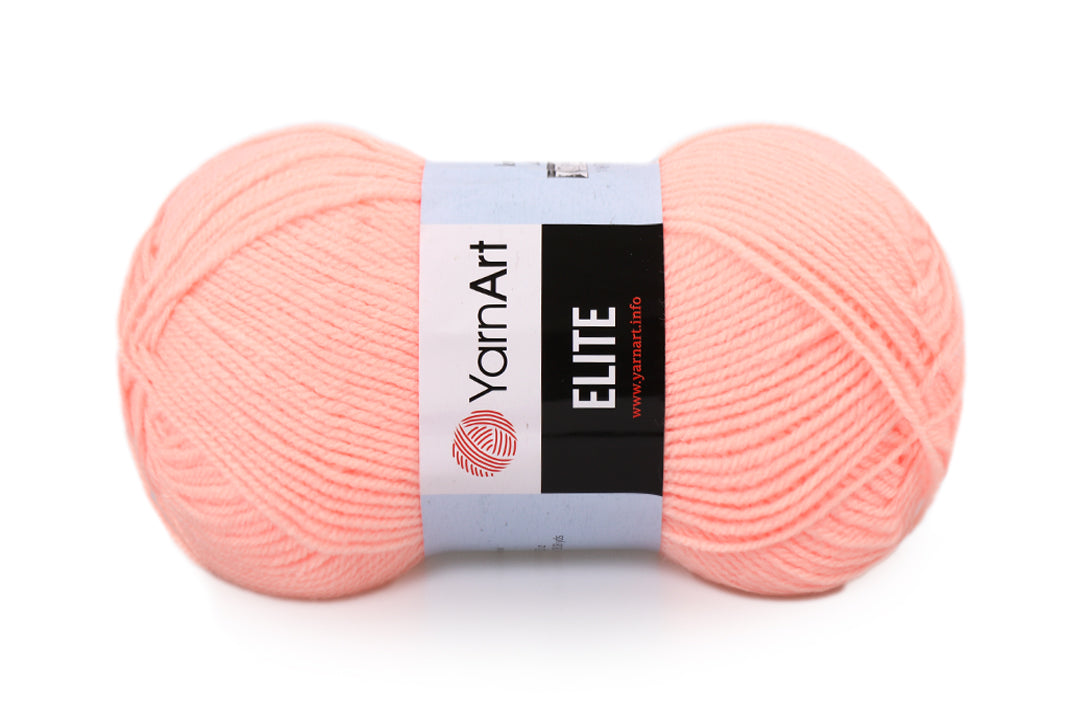 YarnArt Elite Soft Acrylic Yarn, 45 Colors, 3.5 oz / 330 yds