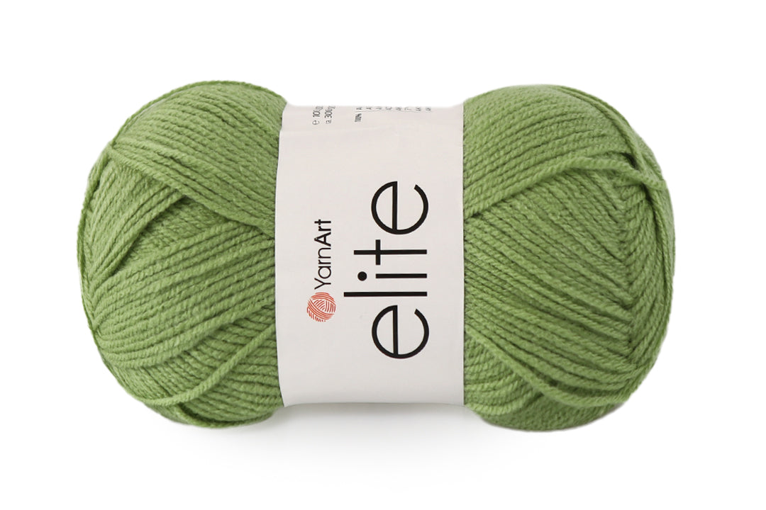YarnArt Elite Soft Acrylic Yarn, 45 Colors, 3.5 oz / 330 yds
