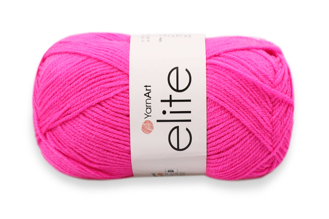 YarnArt Elite Soft Acrylic Yarn, 45 Colors, 3.5 oz / 330 yds