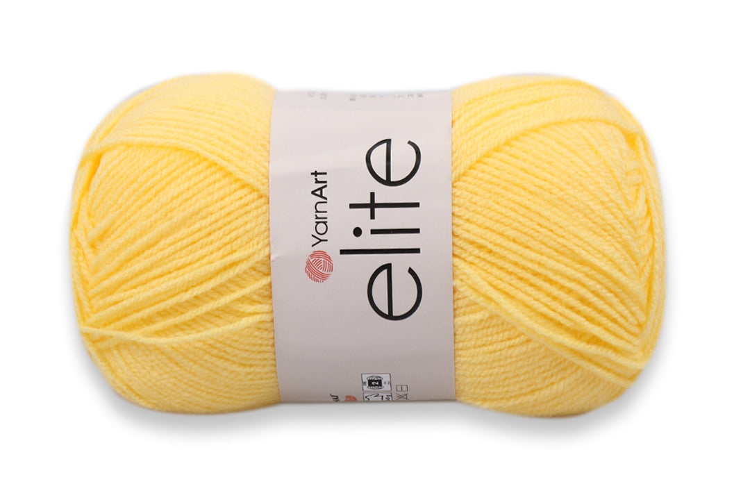 YarnArt Elite Soft Acrylic Yarn, 45 Colors, 3.5 oz / 330 yds
