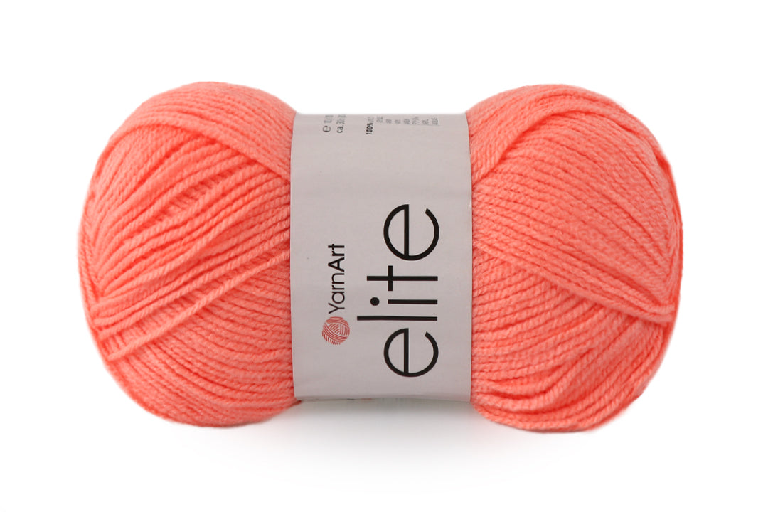 YarnArt Elite Soft Acrylic Yarn, 45 Colors, 3.5 oz / 330 yds