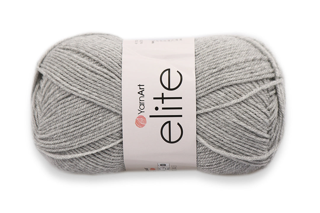 YarnArt Elite Soft Acrylic Yarn, 45 Colors, 3.5 oz / 330 yds