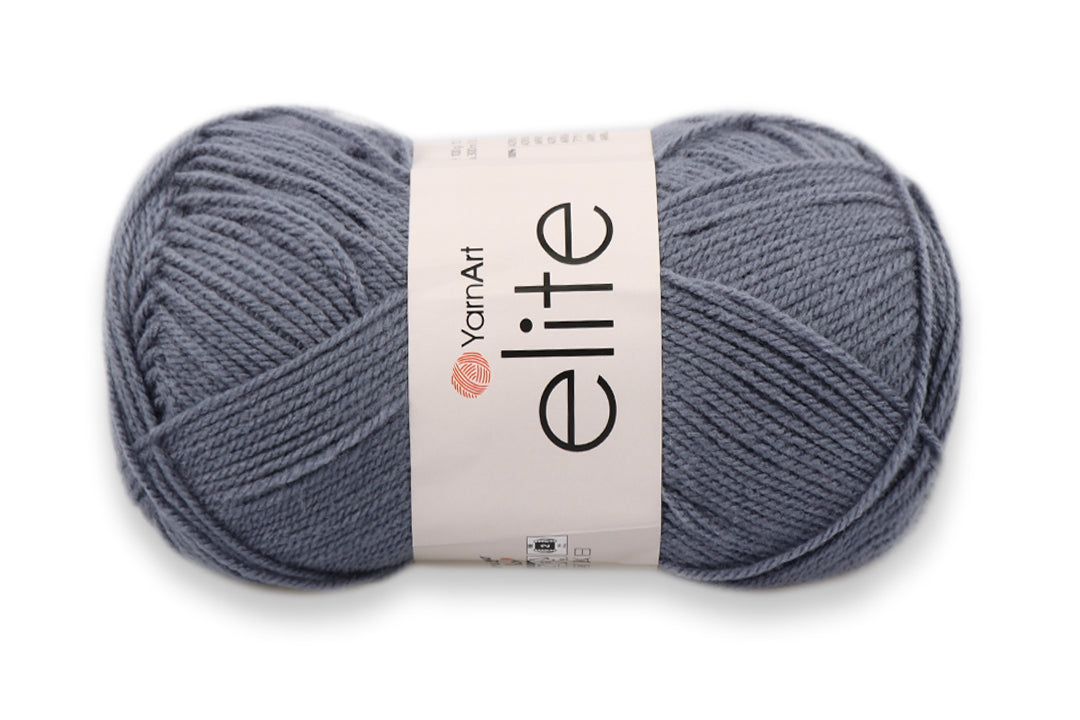 YarnArt Elite Soft Acrylic Yarn, 45 Colors, 3.5 oz / 330 yds