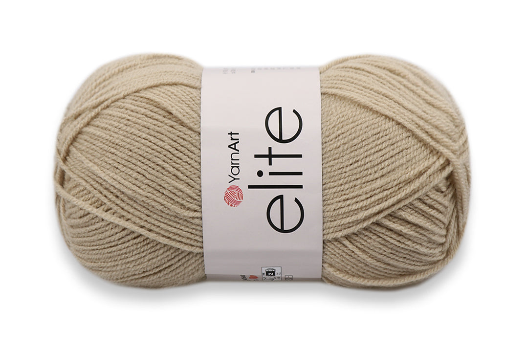 YarnArt Elite Soft Acrylic Yarn, 45 Colors, 3.5 oz / 330 yds