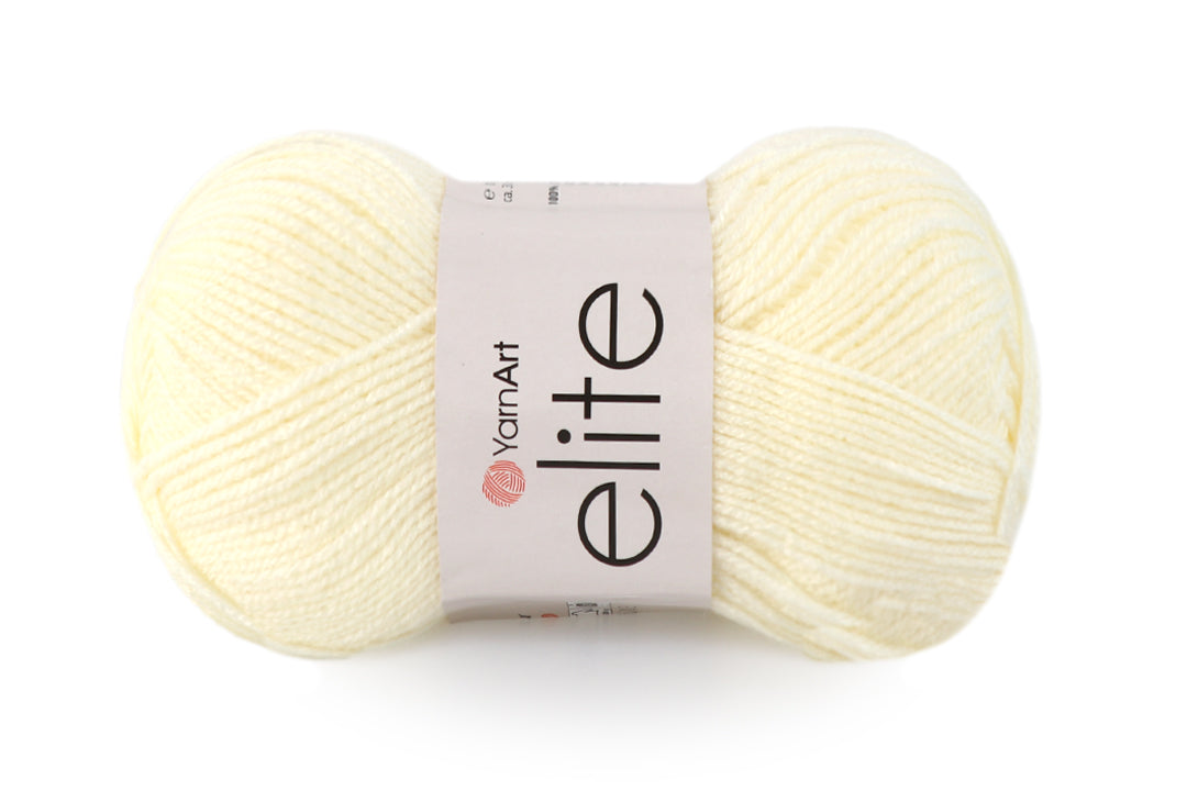 YarnArt Elite Soft Acrylic Yarn, 45 Colors, 3.5 oz / 330 yds