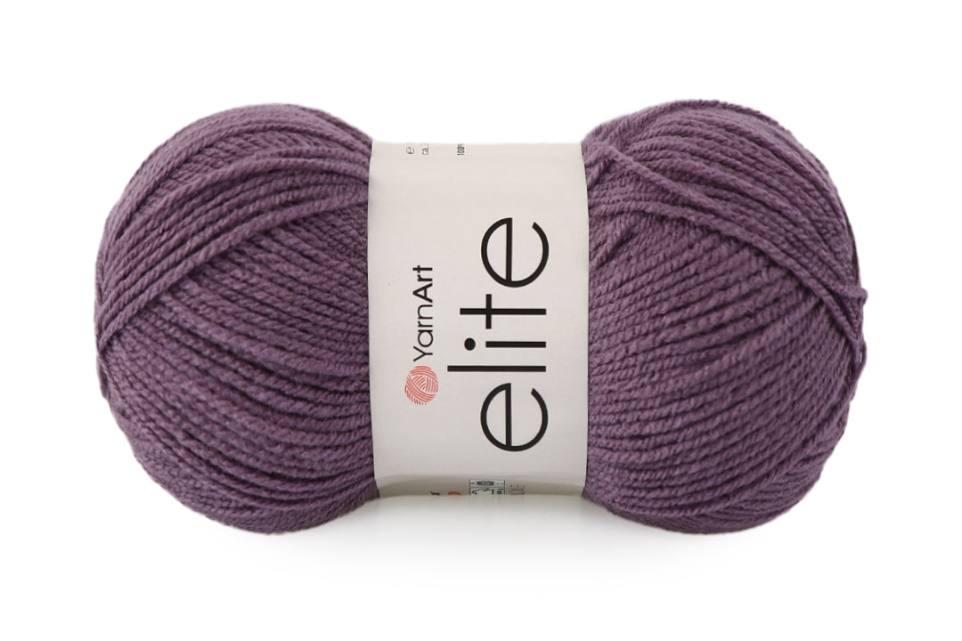 YarnArt Elite Soft Acrylic Yarn, 45 Colors, 3.5 oz / 330 yds