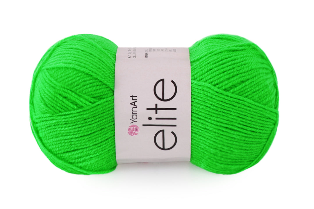 YarnArt Elite Soft Acrylic Yarn, 45 Colors, 3.5 oz / 330 yds