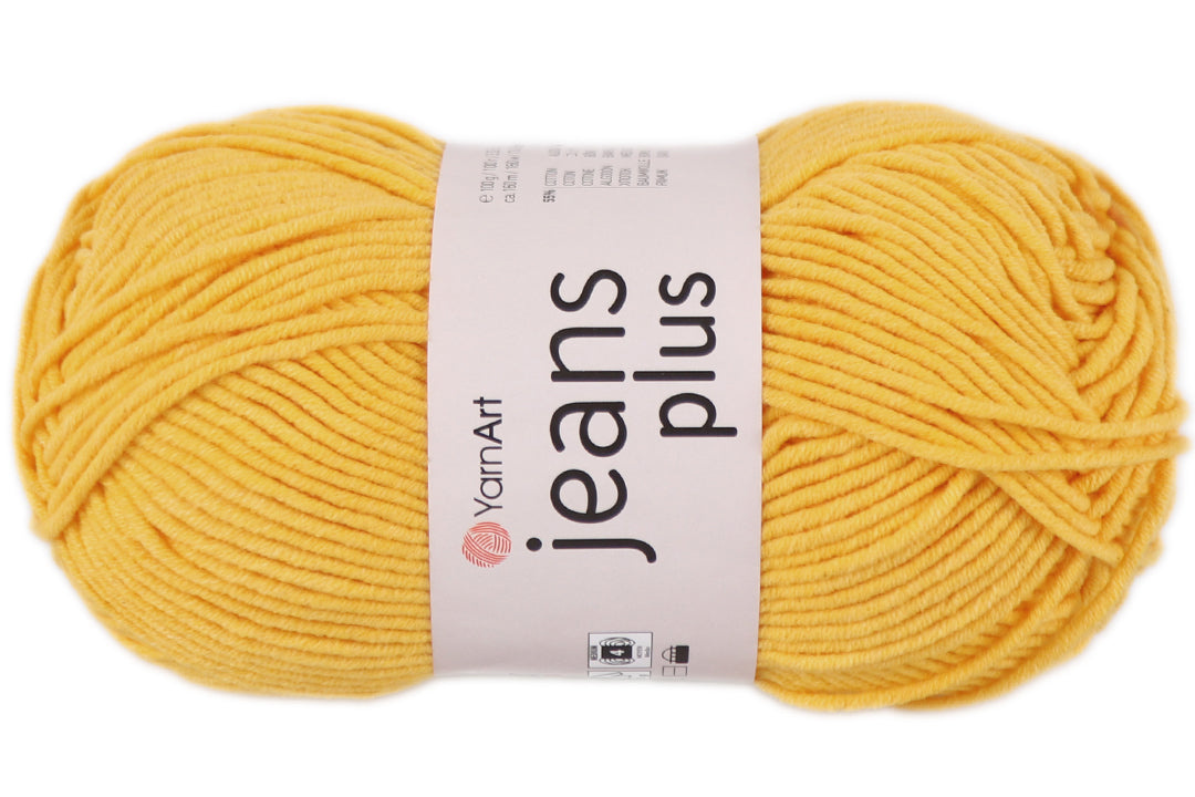 YarnArt Jeans Plus, 19 colors, 3.5 oz / 174.98 yds
