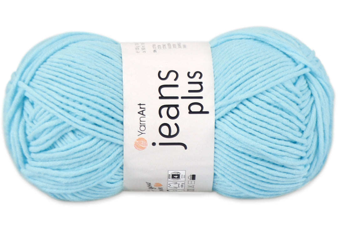 YarnArt Jeans Plus, 19 colors, 3.5 oz / 174.98 yds