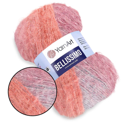 YarnArt Bellissimo, Mohair Yarn, 17 Colors, 5.29 oz / 360 yards