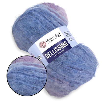 YarnArt Bellissimo, Mohair Yarn, 17 Colors, 5.29 oz / 360 yards
