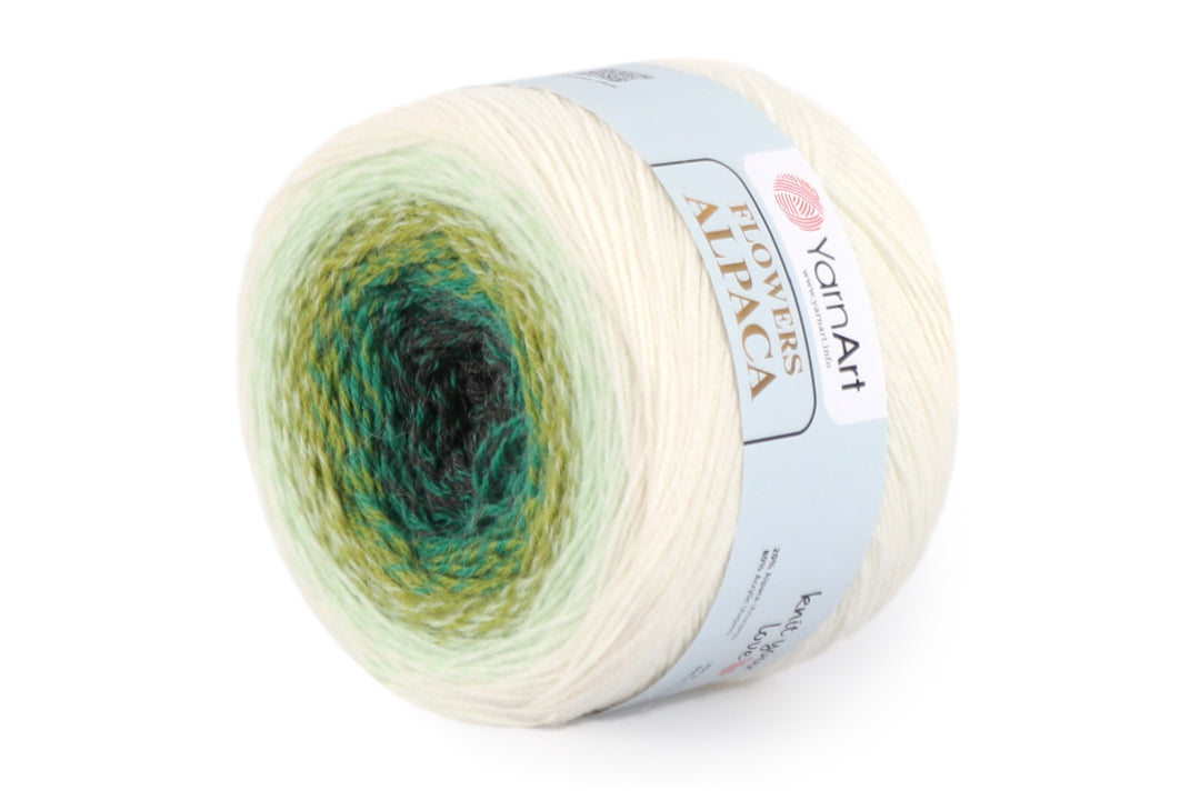 YarnArt Flowers Alpaca, 32 solors, 8.8 oz / 1028 yds