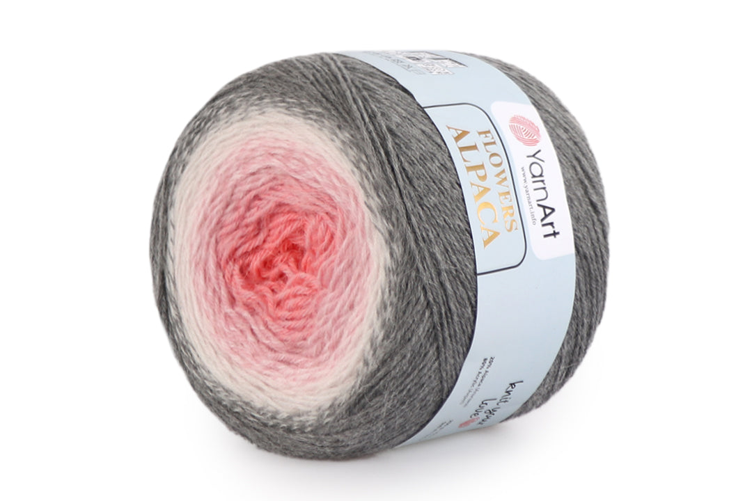 YarnArt Flowers Alpaca, 32 Colors, Wool Yarn, 8.80 oz / 1027.98 yds