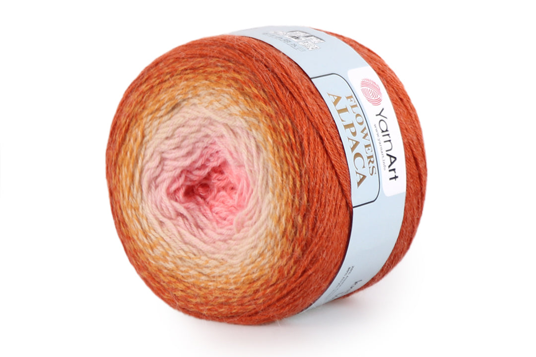 YarnArt Flowers Alpaca, 32 Colors, Wool Yarn, 8.80 oz / 1027.98 yds